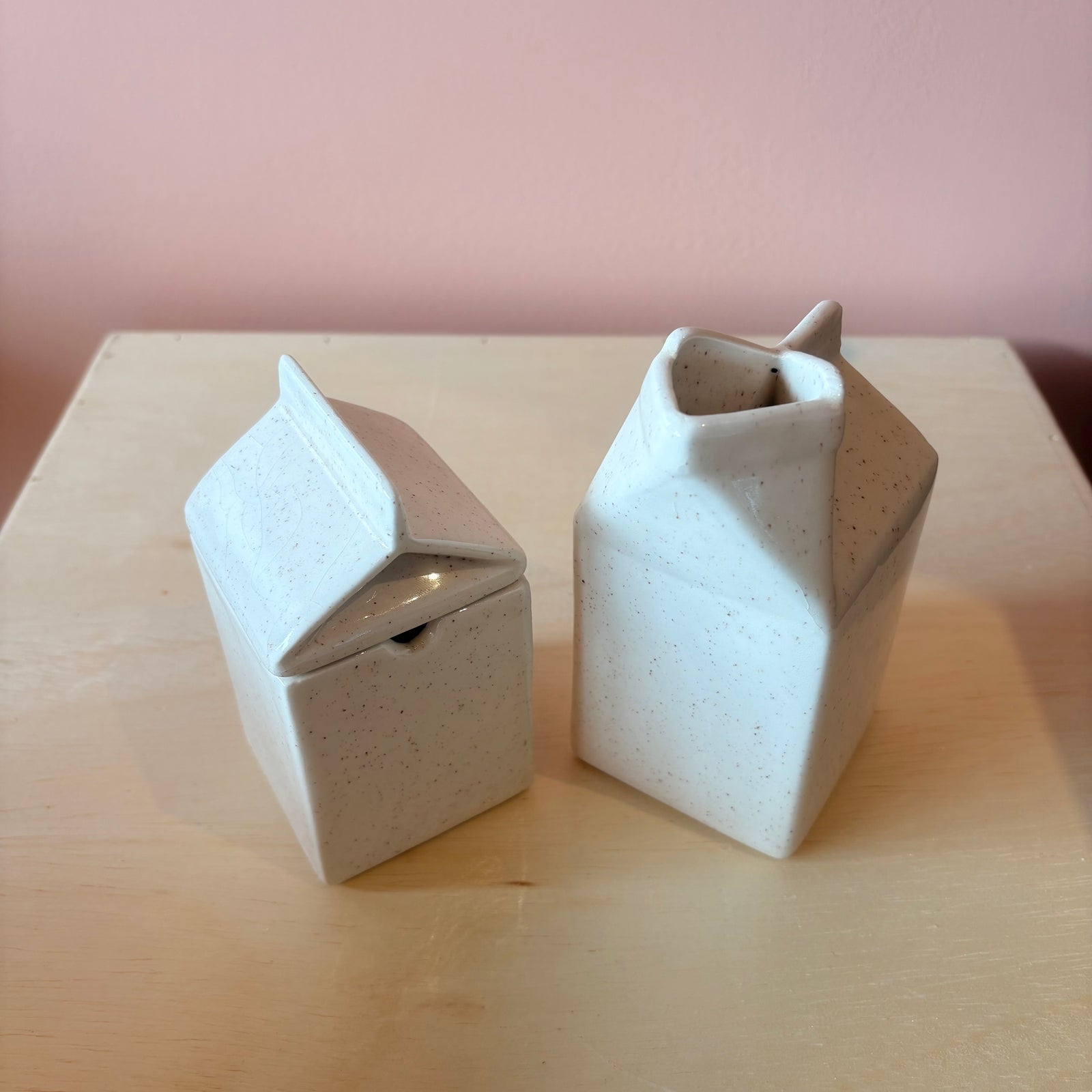 Ceramic Cream & Sugar Set