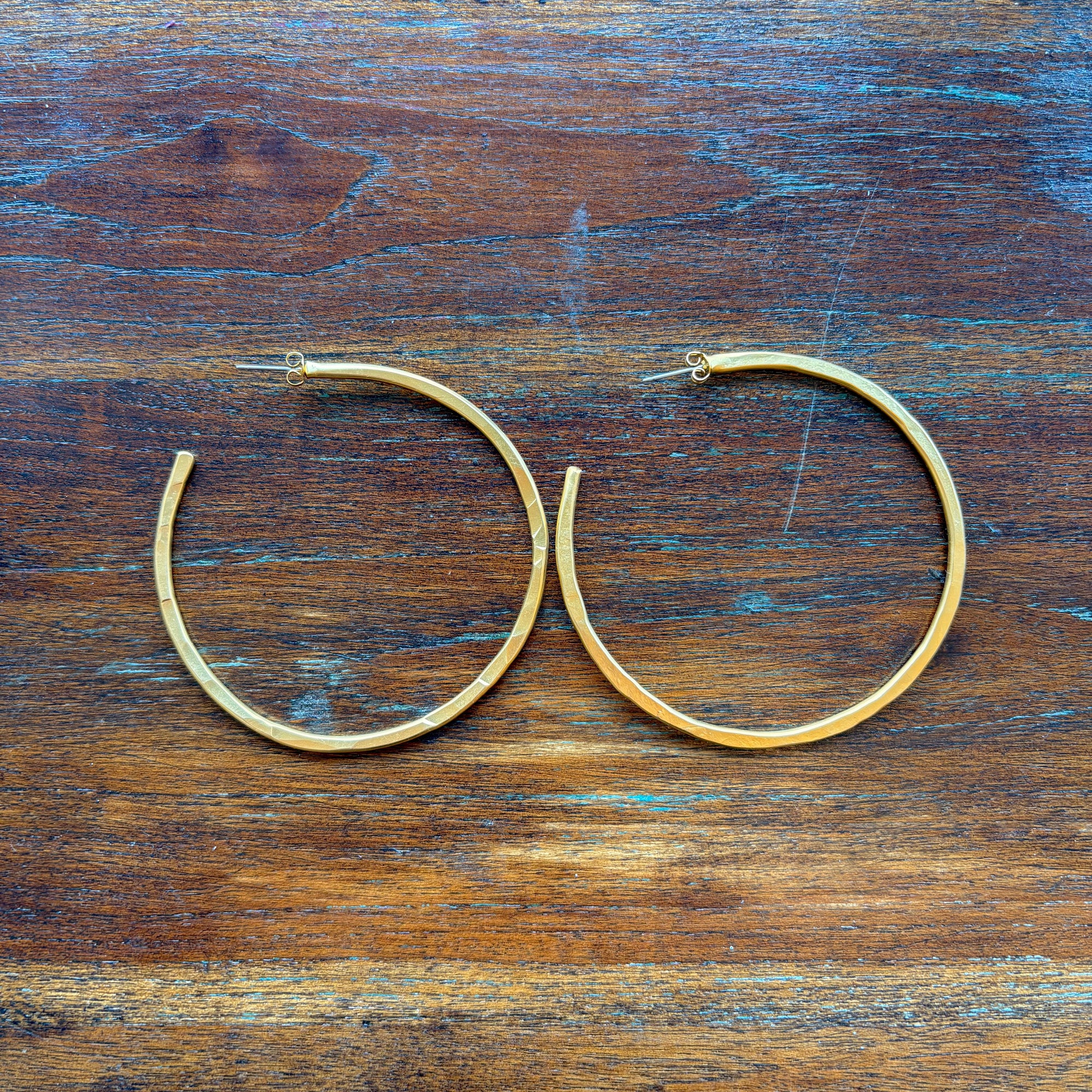 Hammered Hoops - Large
