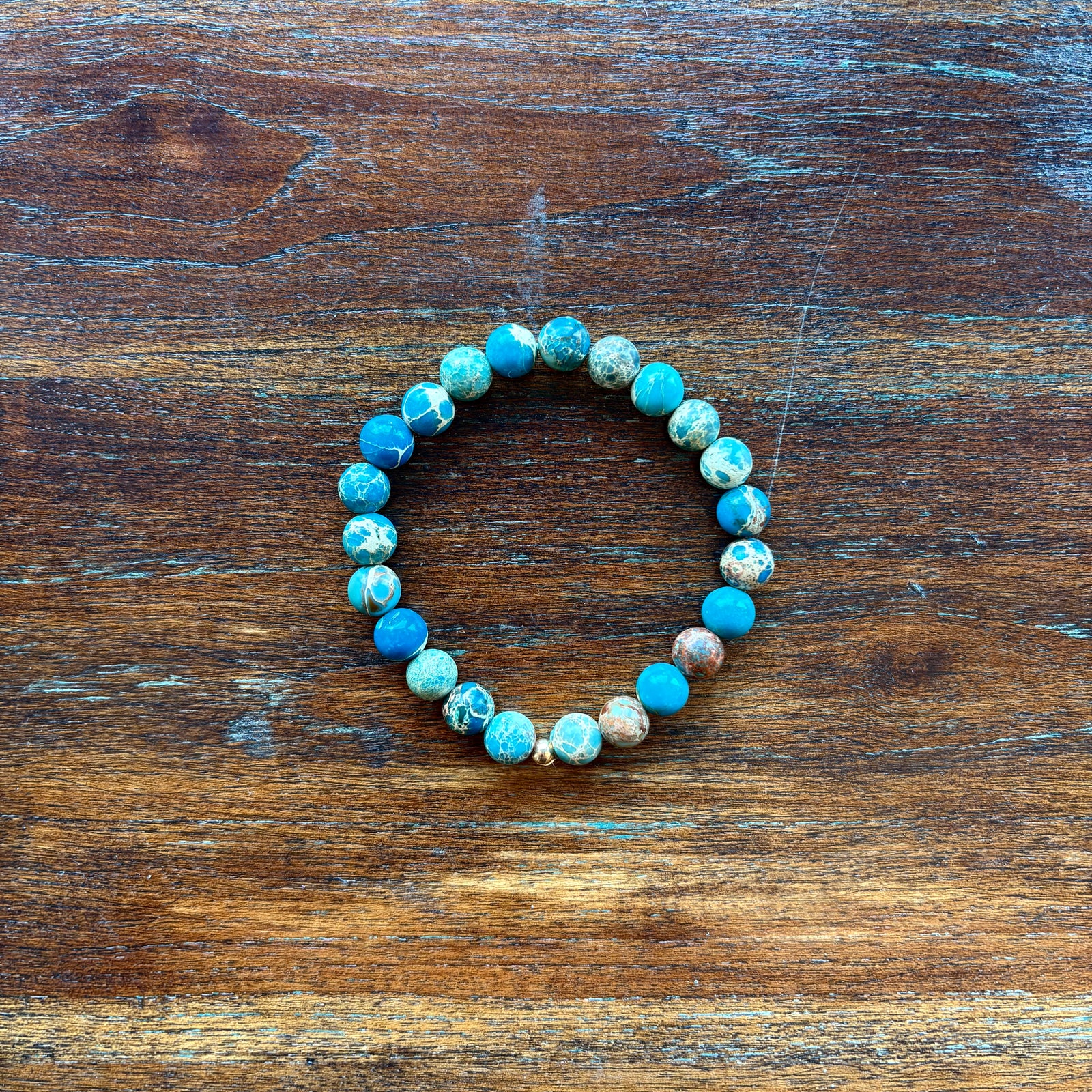 Blue Impression Jasper Bracelet