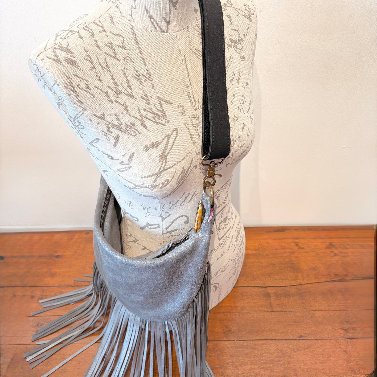 Margo Full Fringe - Vintage Silver