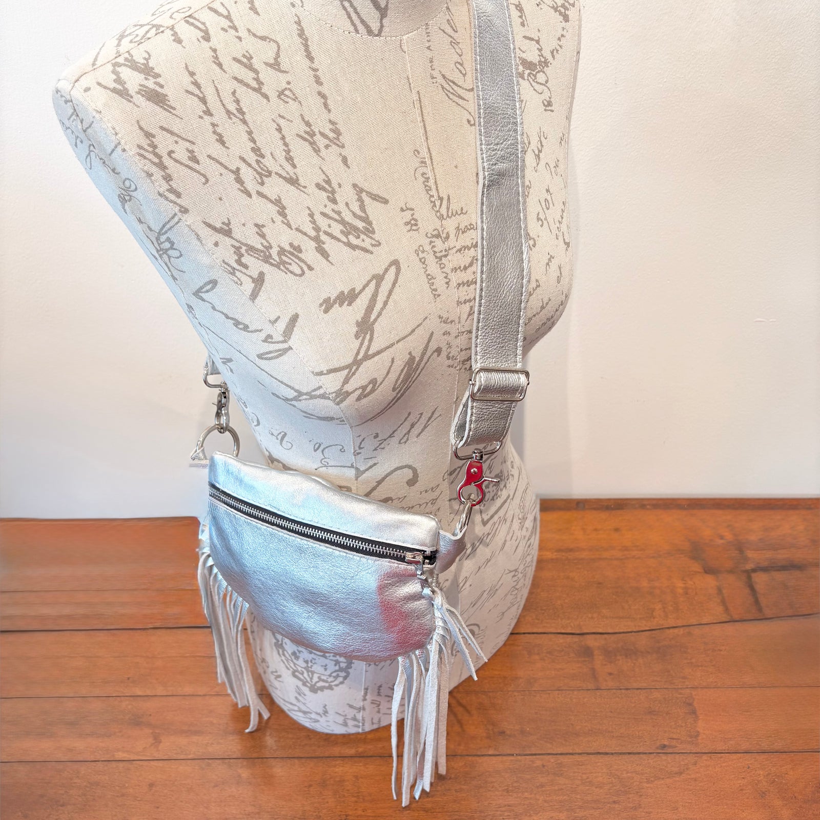 Crossbody & Fanny - Metallic Silver
