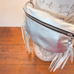 Crossbody & Fanny - Metallic Silver