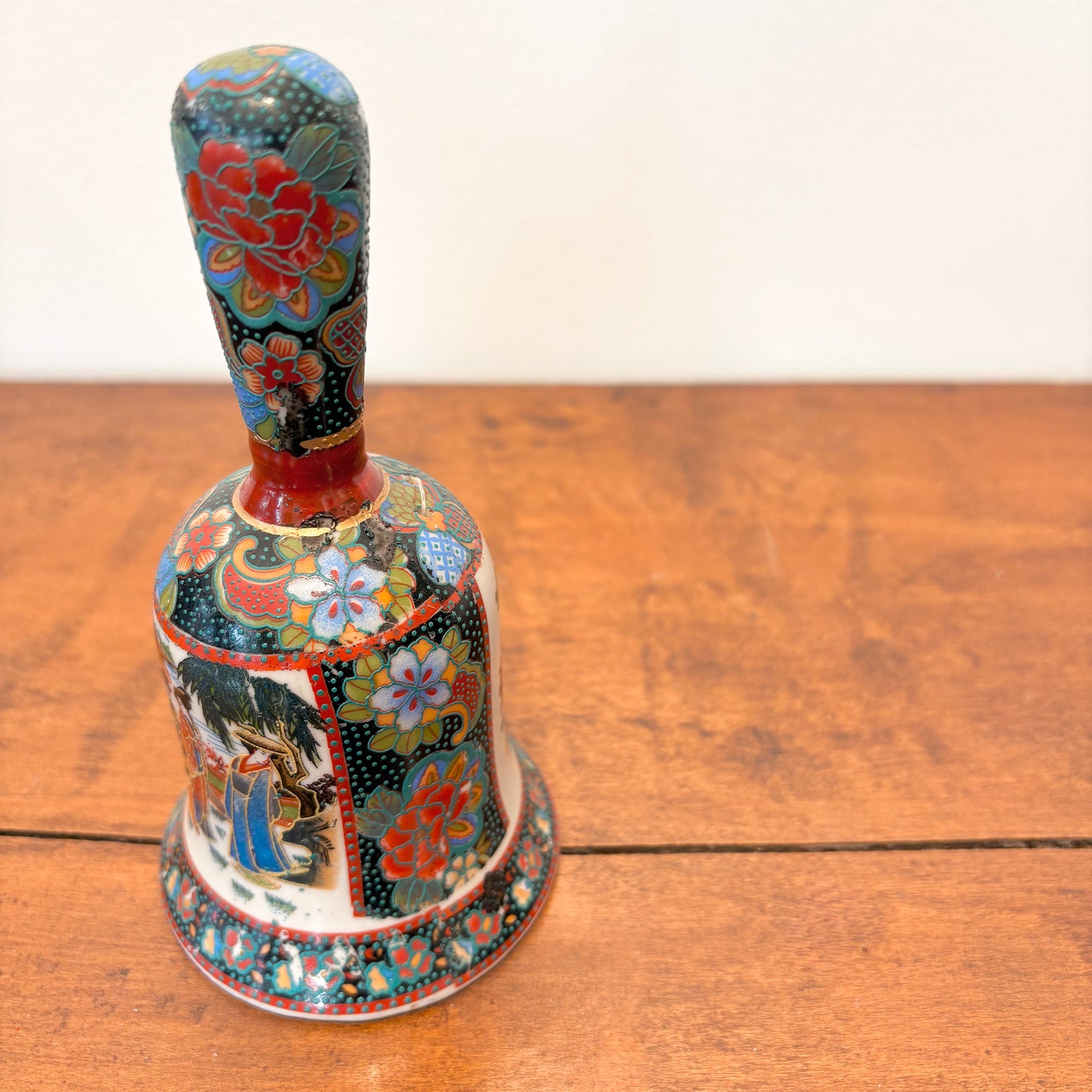 Hand Painted Oriental Bell