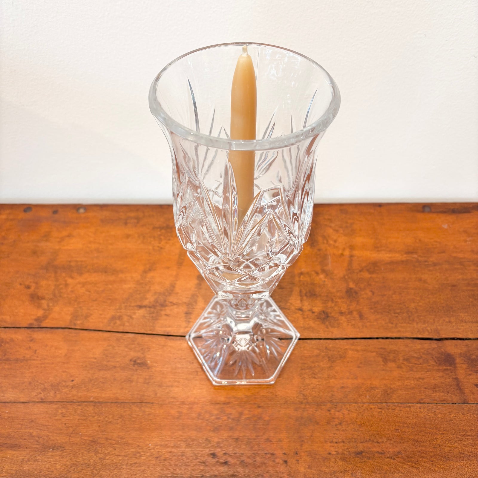 Crystal Candelabra Vase