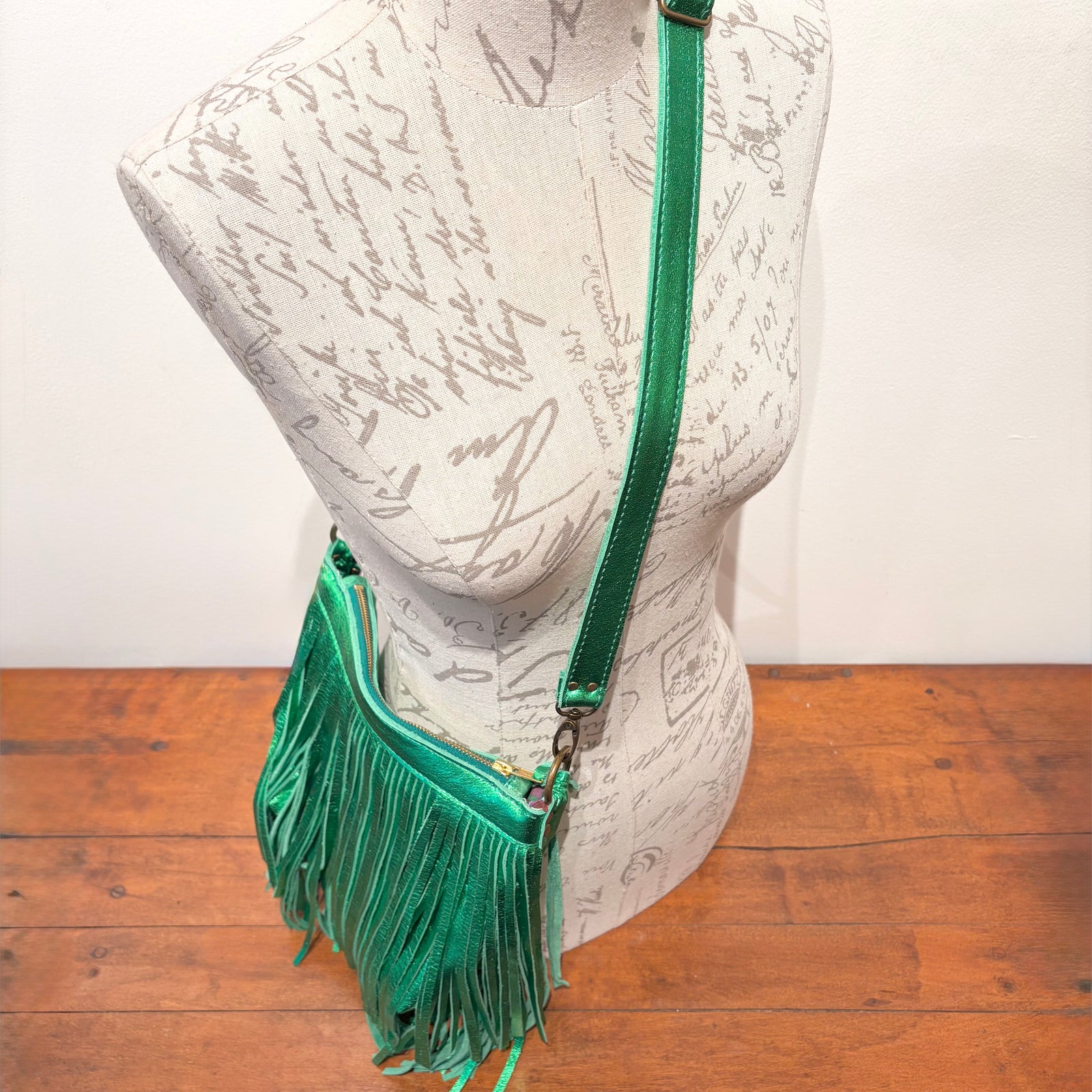 Rodeo Fringe - Metallic Green