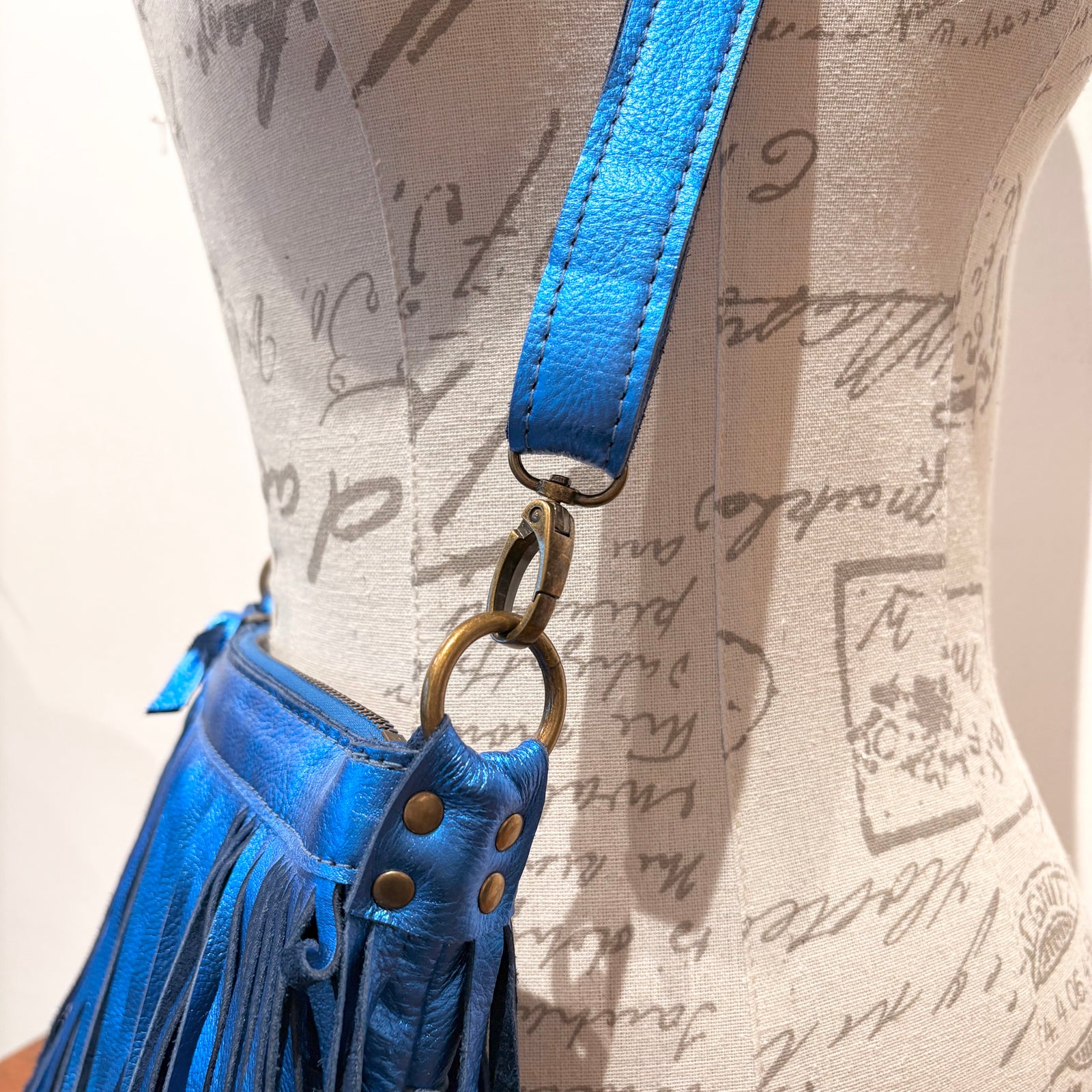 Rodeo Fringe - Metallic Blue