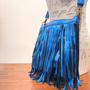 Rodeo Fringe - Metallic Blue