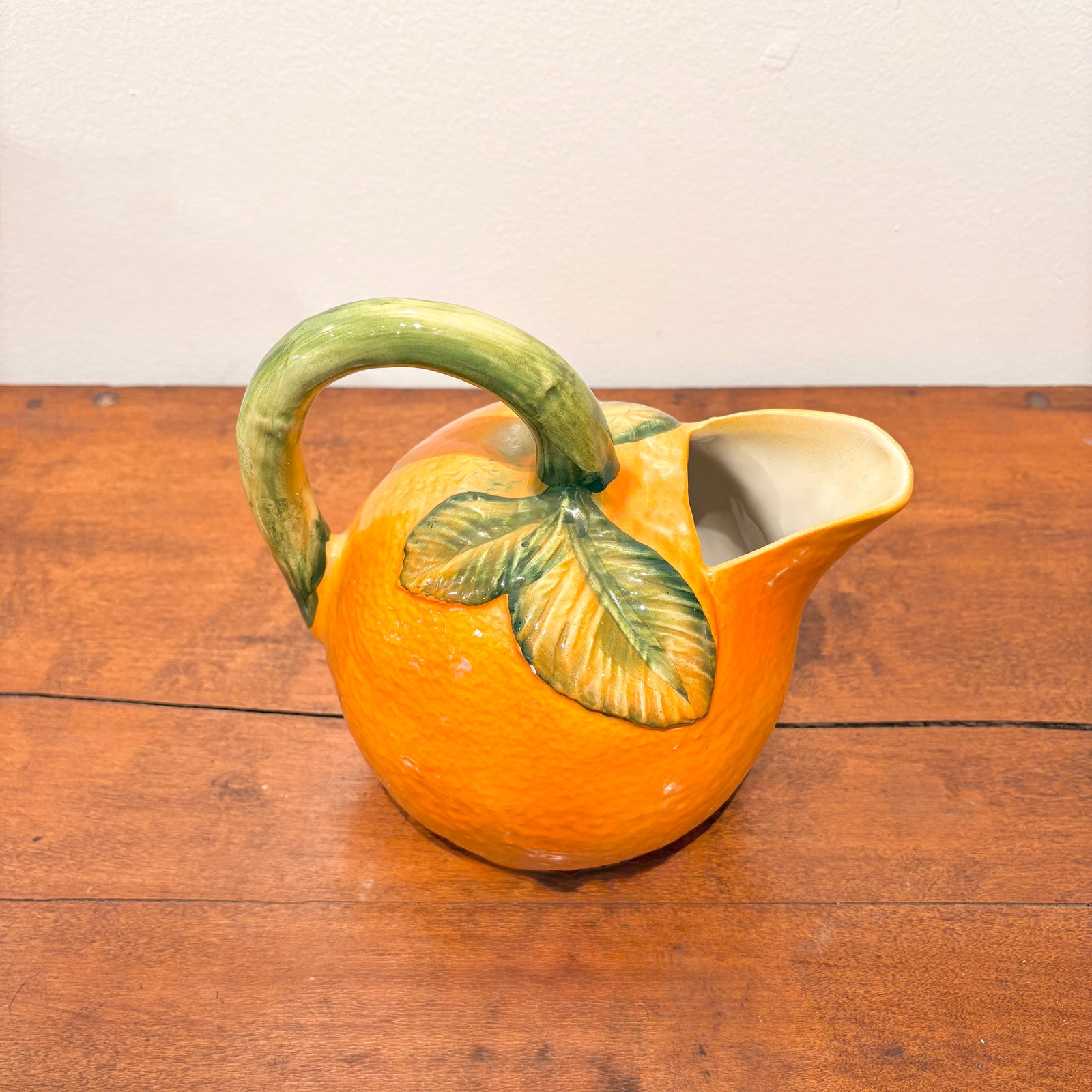 Italian Orange Pitcher