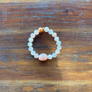 Cherry Blossom Agate & Red Moonstone