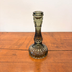 Green Glass Candelabra