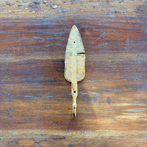 Brass Leaf Wall Hook