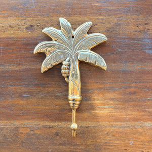 Brass Banana Leaf Wall Hook