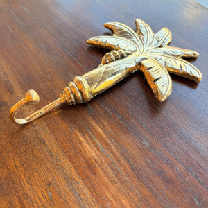 Brass Banana Leaf Wall Hook