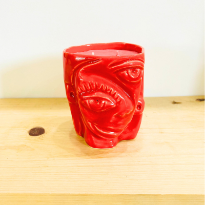 Key West Pottery Collaboration - Red Face