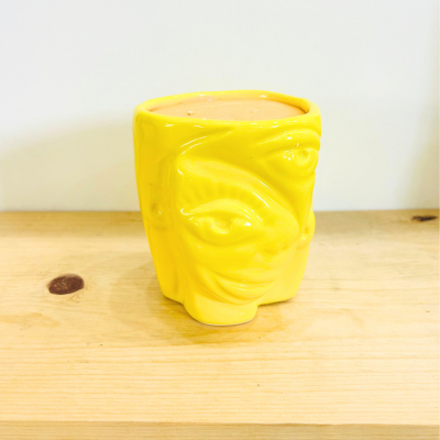 Key West Pottery Collaboration - Yellow Face