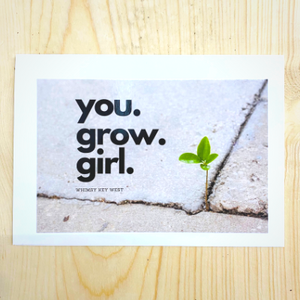 You. Grow. Girl. - 10oz Concrete Jar